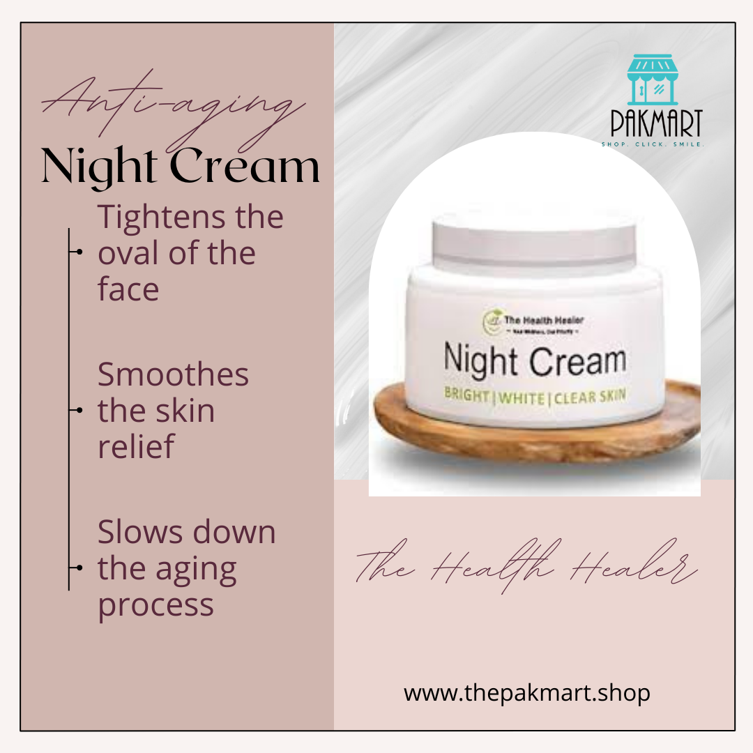 The Health Healer Night Cream: Anti-Aging Solution for a Youthful Glow