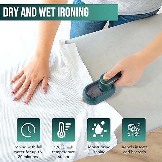 Portable Steam Iron Foldable Handheld Iron and Steamer