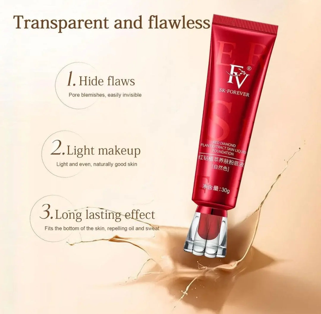 FV Chinese Red Face Liquid Waterproof Foundation 30g